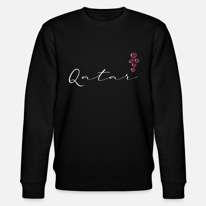 Qatar - Sweat bio CHANGER Stanley/Stella Unisexe - noir