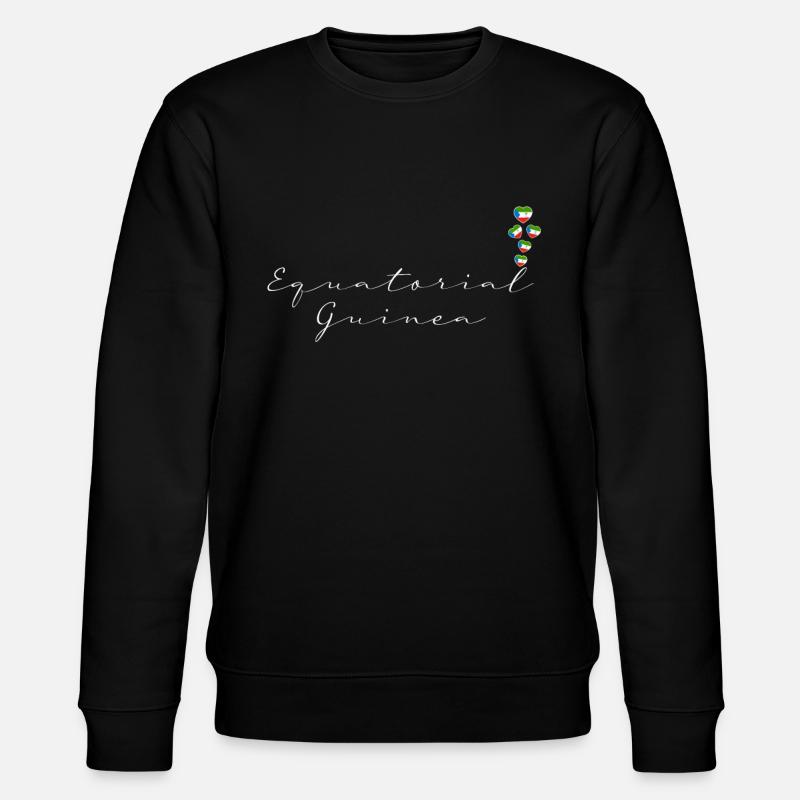 Equatorial Guinea - Stanley/Stella CHANGER Unisex Organic Sweatshirt - black