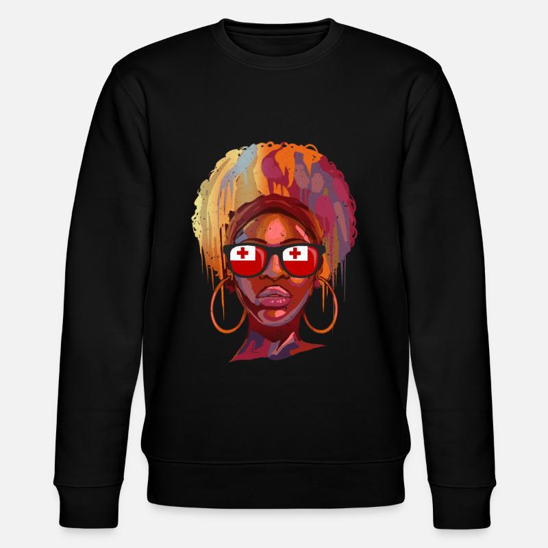 Tonga - Sweat bio CHANGER Stanley/Stella Unisexe - noir