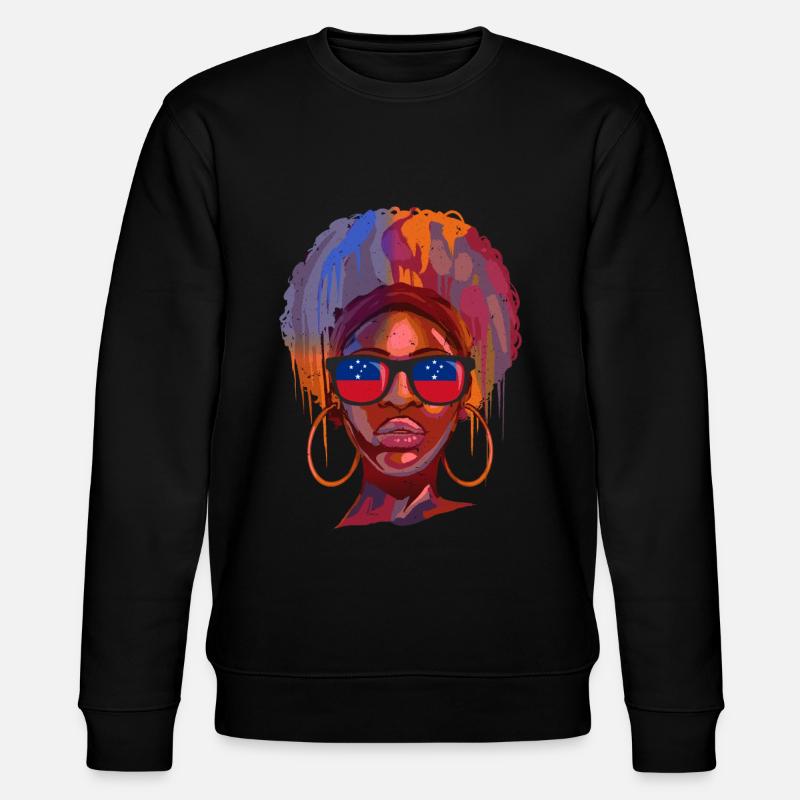 Samoa - Stanley/Stella Unisex Bio-Sweatshirt CHANGER  - Schwarz