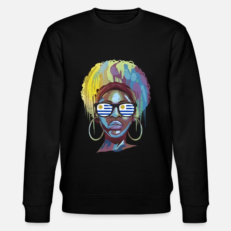 Uruguay - Sweat bio CHANGER Stanley/Stella Unisexe - noir