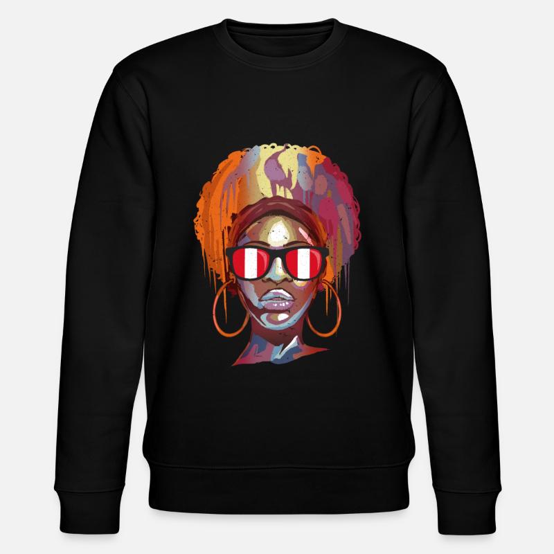 Pérou - Sweat bio CHANGER Stanley/Stella Unisexe - noir