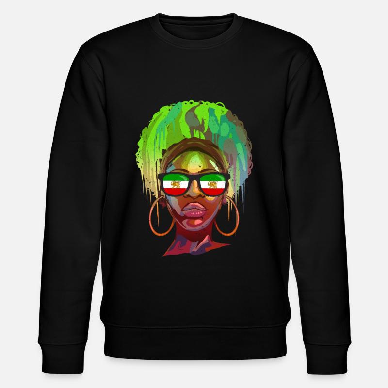 Persien - Stanley/Stella Unisex Bio-Sweatshirt CHANGER  - Schwarz