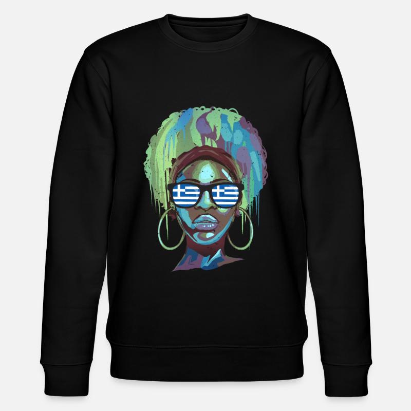 Grèce - Sweat bio CHANGER Stanley/Stella Unisexe - noir