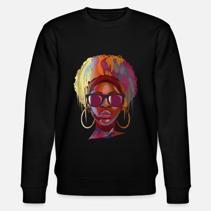 Katar - Stanley/Stella Unisex Bio-Sweatshirt CHANGER - Schwarz