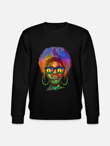 Neukaledonien - Stanley/Stella Unisex Bio-Sweatshirt CHANGER  - Schwarz