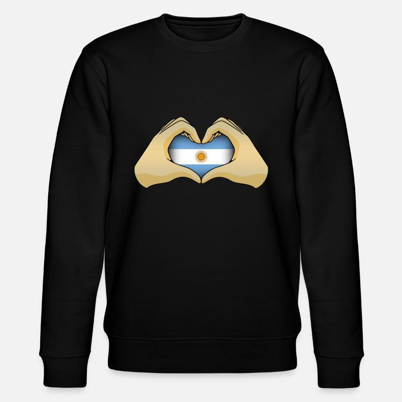 Argentinien - Stanley/Stella Unisex Bio-Sweatshirt CHANGER  - Schwarz
