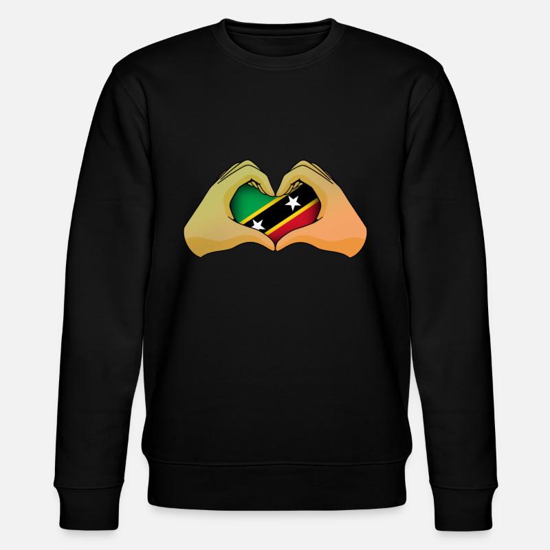 Saint Kitts et Nevis - Sweat bio CHANGER Stanley/Stella Unisexe - noir