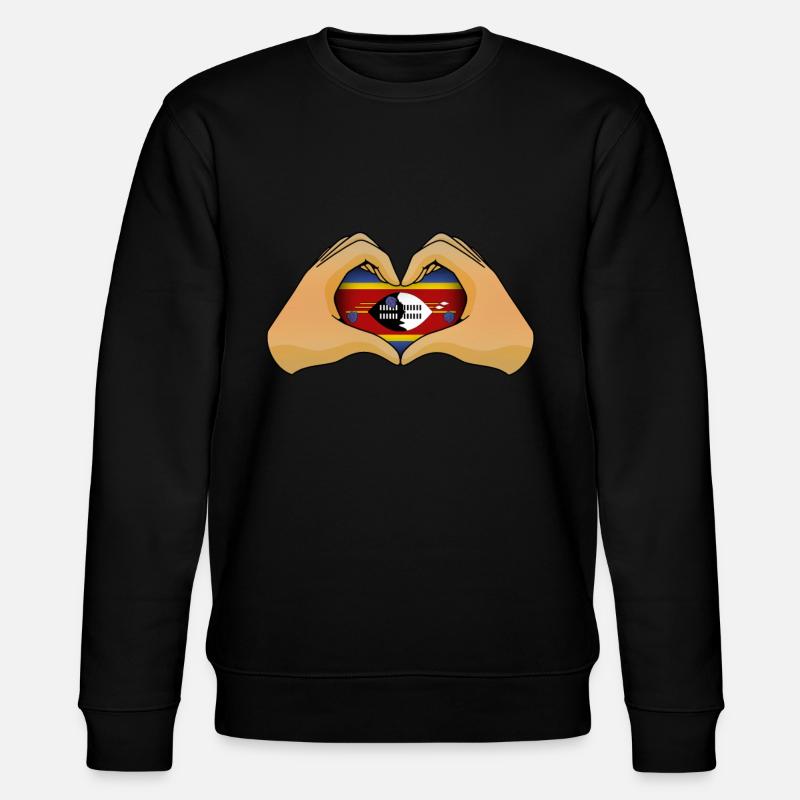 Swasiland - Stanley/Stella Unisex Bio-Sweatshirt CHANGER  - Schwarz