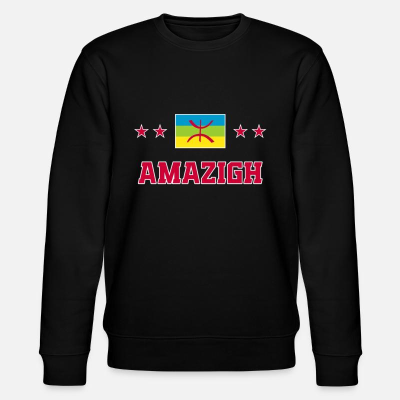 Amazigh - Stanley/Stella Unisex Bio-Sweatshirt CHANGER  - Schwarz