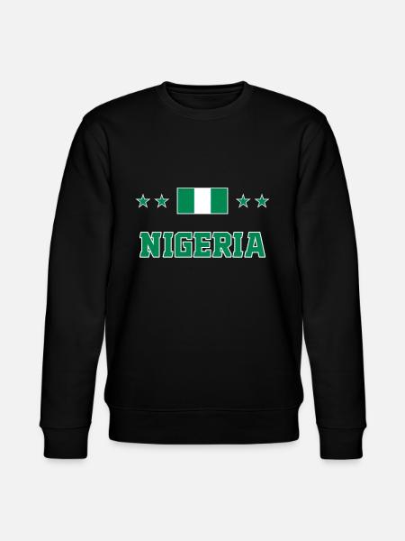 Nigeria - Stanley/Stella Unisex Bio-Sweatshirt CHANGER  - Schwarz