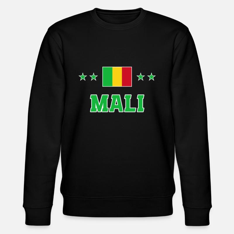 Mali - Stanley/Stella Unisex Bio-Sweatshirt CHANGER  - Schwarz