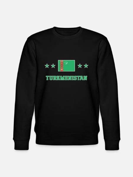 Turkmenistan - Stanley/Stella CHANGER Unisex Organic Sweatshirt - black