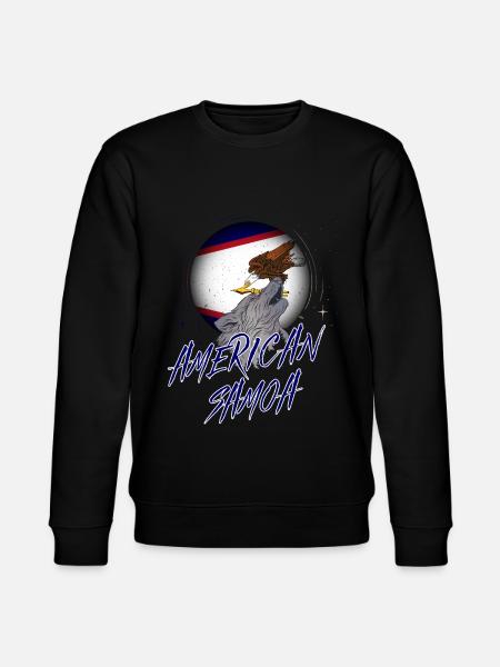 American Samoa - Stanley/Stella CHANGER Unisex Organic Sweatshirt - black