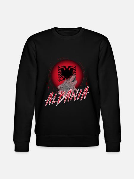Albania - Stanley/Stella CHANGER Unisex Organic Sweatshirt - black