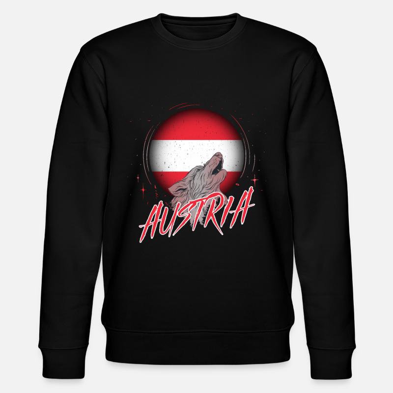 Autriche - Sweat bio CHANGER Stanley/Stella Unisexe - noir