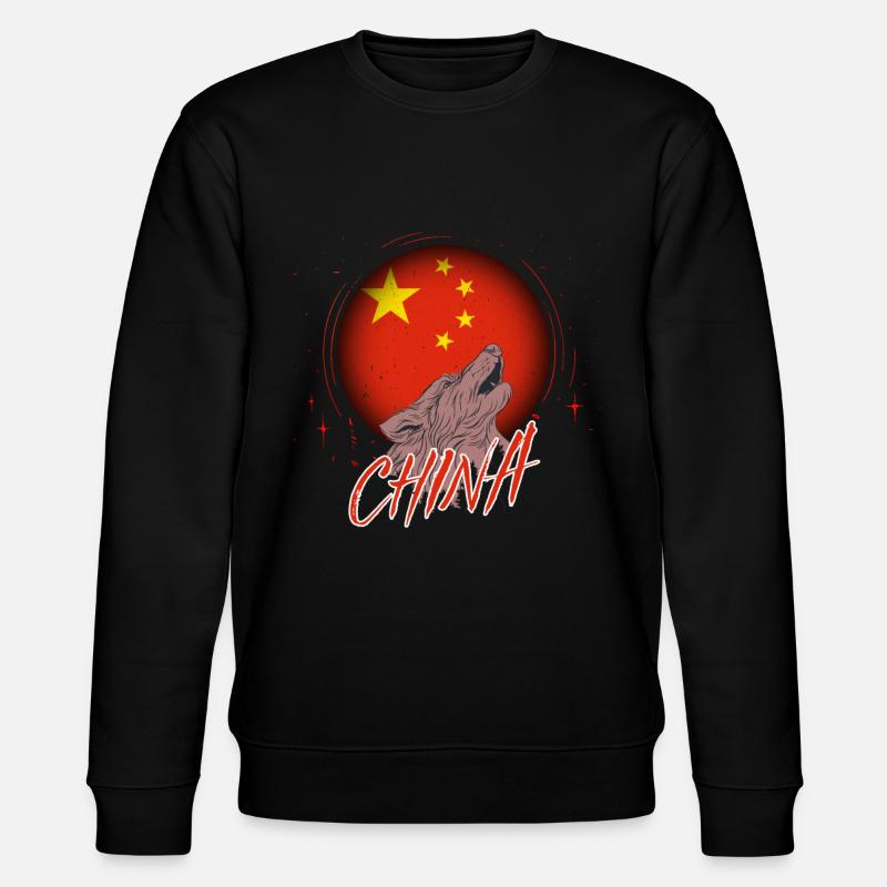 China - Stanley/Stella Unisex Bio-Sweatshirt CHANGER  - Schwarz