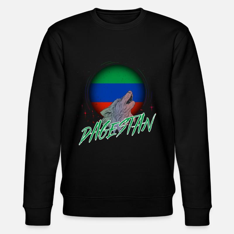 Dagestan - Stanley/Stella Unisex Bio-Sweatshirt CHANGER  - Schwarz