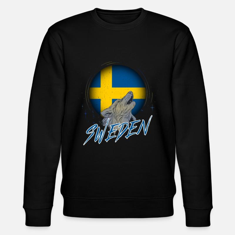 Sweden - Stanley/Stella CHANGER Unisex Organic Sweatshirt - black