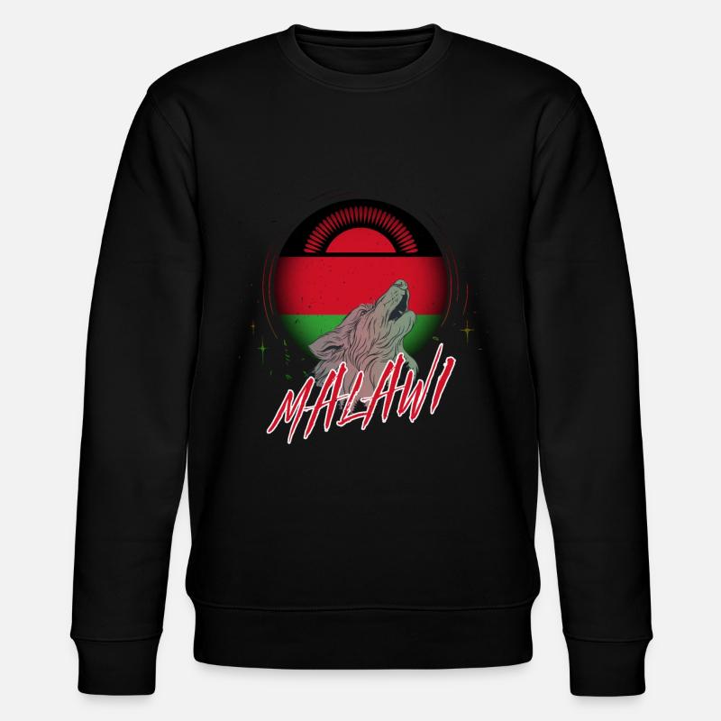 Malawi - Stanley/Stella Unisex Bio-Sweatshirt CHANGER  - Schwarz