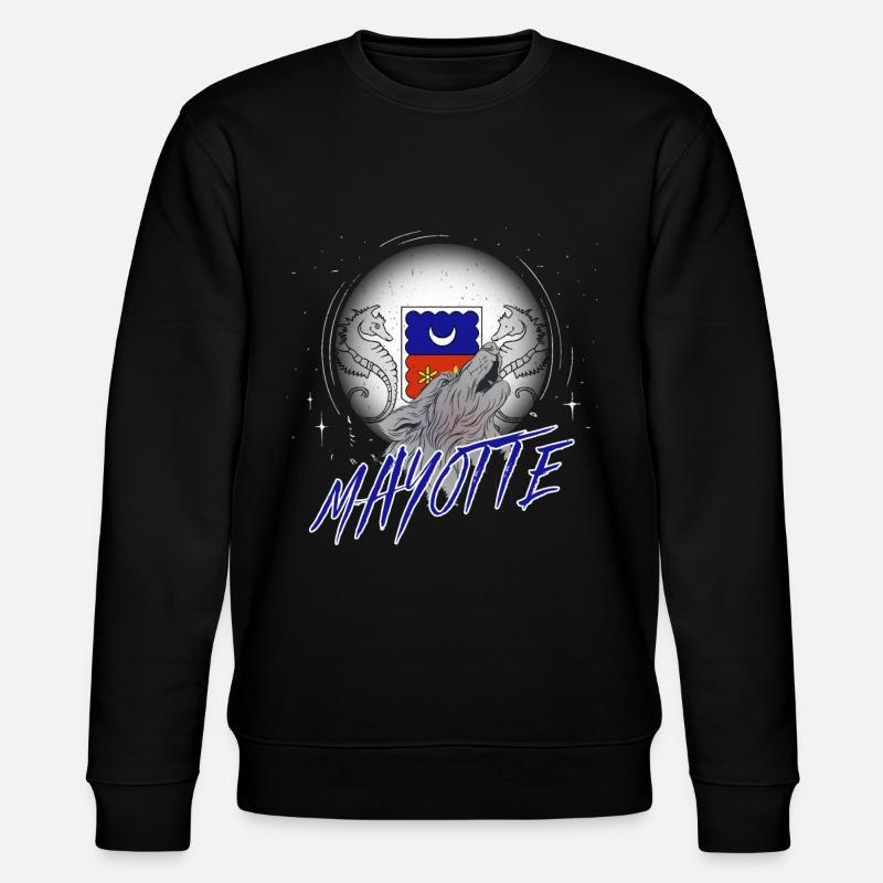 Mayotte - Sweat bio CHANGER Stanley/Stella Unisexe - noir
