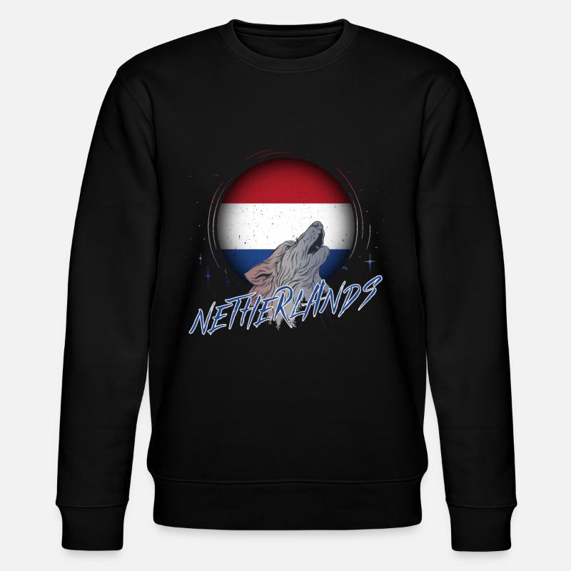 Netherlands - Stanley/Stella CHANGER Unisex Organic Sweatshirt - black