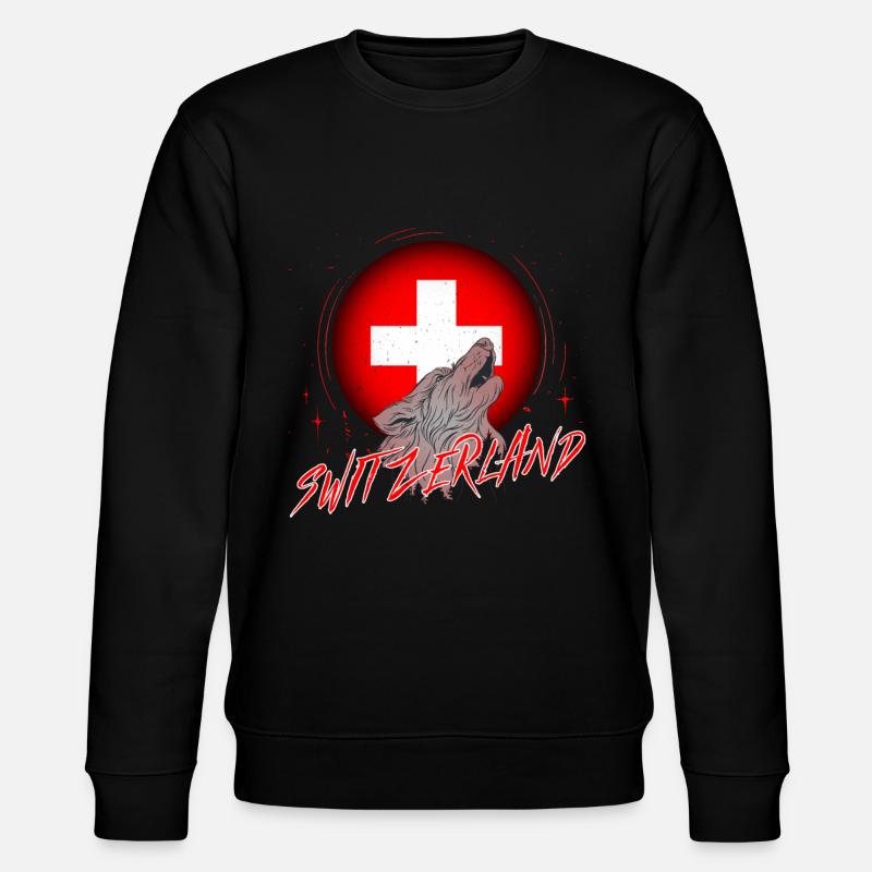 Suisse - Sweat bio CHANGER Stanley/Stella Unisexe - noir