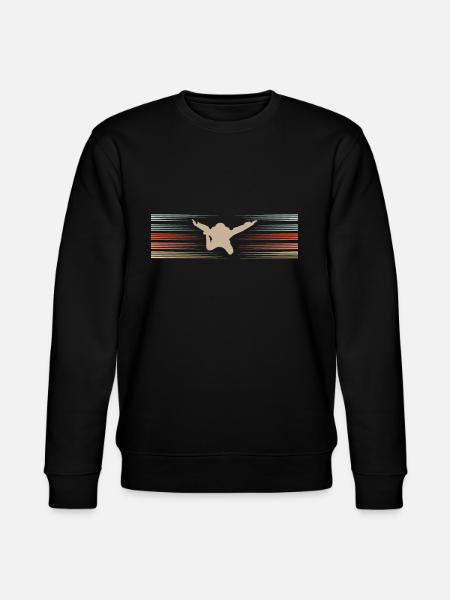Parachutists Freefaller Skydiving - Stanley/Stella CHANGER Unisex Organic Sweatshirt - black