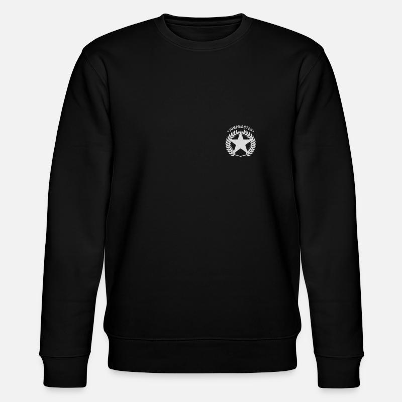 Paratrooper Jumpmaster Star - Stanley/Stella CHANGER Unisex Organic Sweatshirt - black