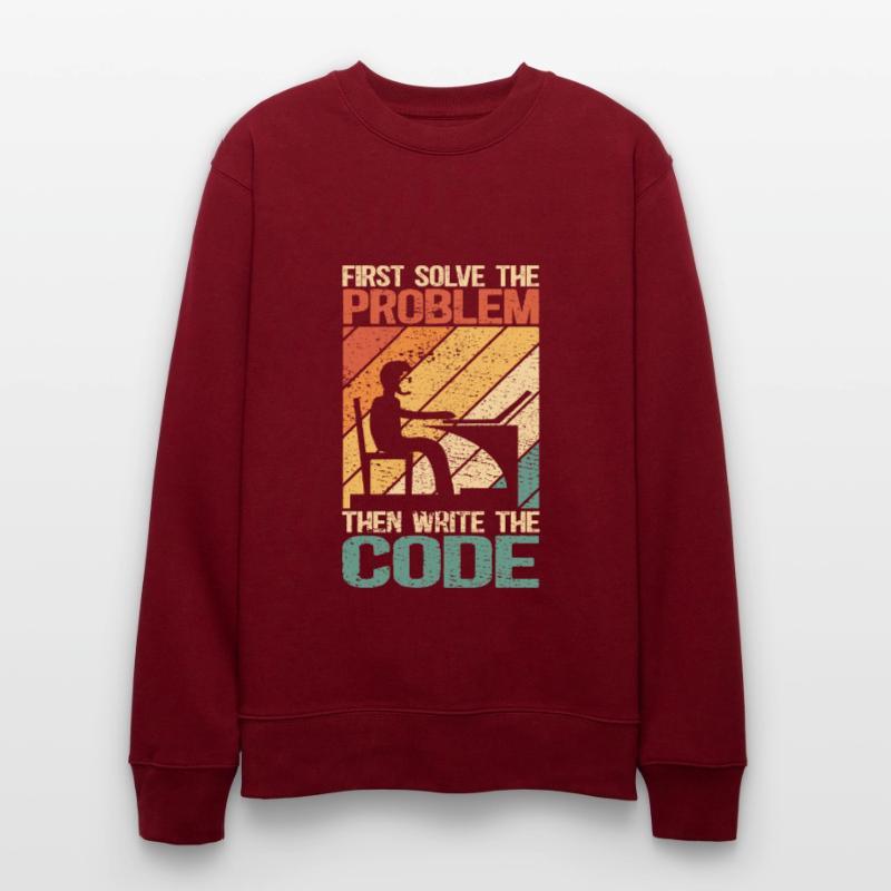 Software Developer Programmer Programming Stanley/Stella CHANGER Unisex Organic Sweatshirt