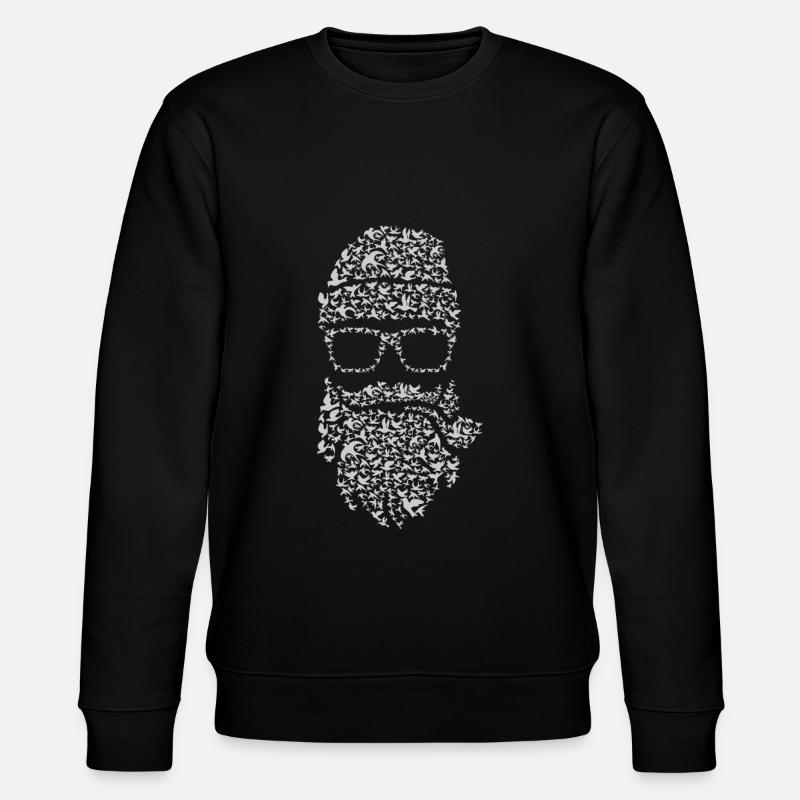 Bart Vögel - Stanley/Stella Unisex Bio-Sweatshirt CHANGER  - Schwarz