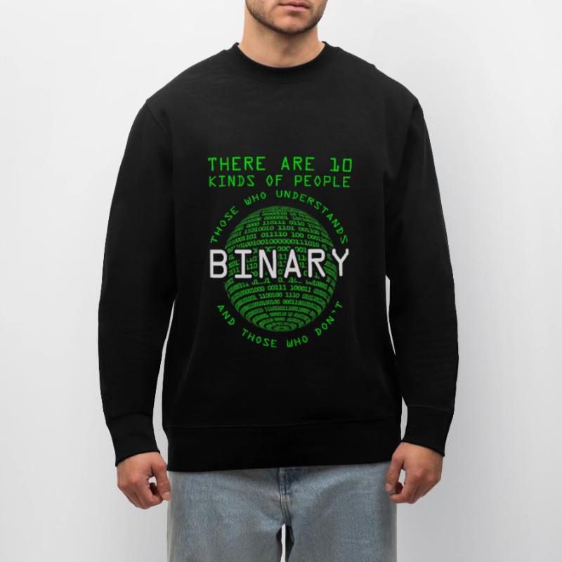 Programmierer Coder Informatiker Nerd Geek Binär Stanley/Stella Unisex Bio-Sweatshirt CHANGER 
