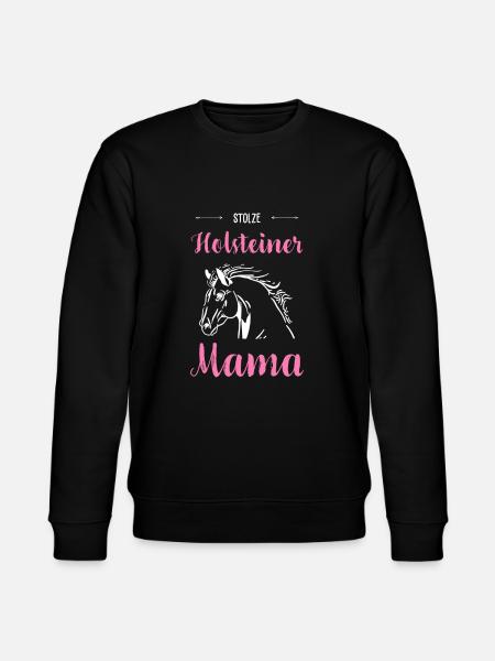 Holsteiner I Pony Horse Saying Motif for Rider - Stanley/Stella CHANGER Unisex Organic Sweatshirt - black