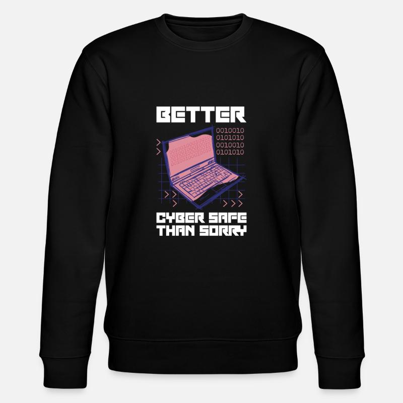 Hacker Programmer Developer Computer Science - Stanley/Stella CHANGER Unisex Organic Sweatshirt - black