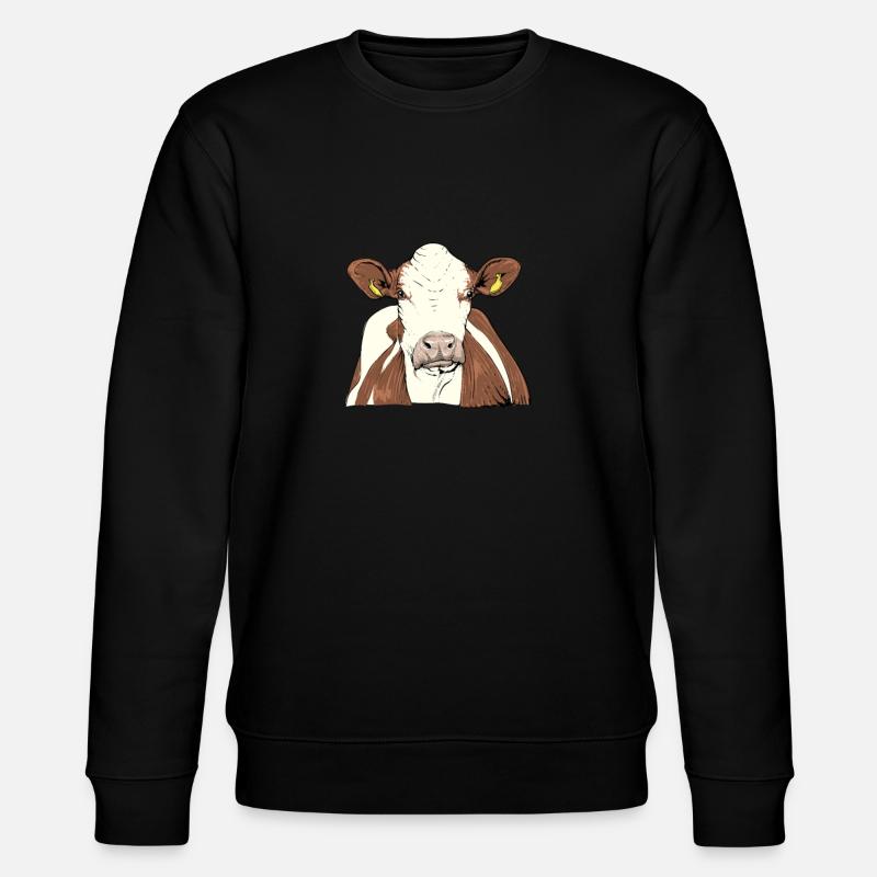 Fleckvieh Ier - Sweat bio CHANGER Stanley/Stella Unisexe - noir