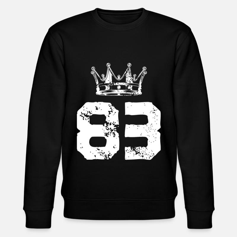 83 Couronne numérique - Sweat bio CHANGER Stanley/Stella Unisexe - noir