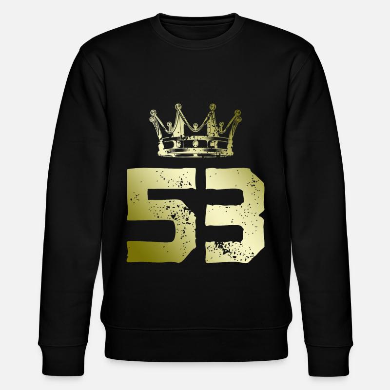 53 Couronne numérique - Sweat bio CHANGER Stanley/Stella Unisexe - noir