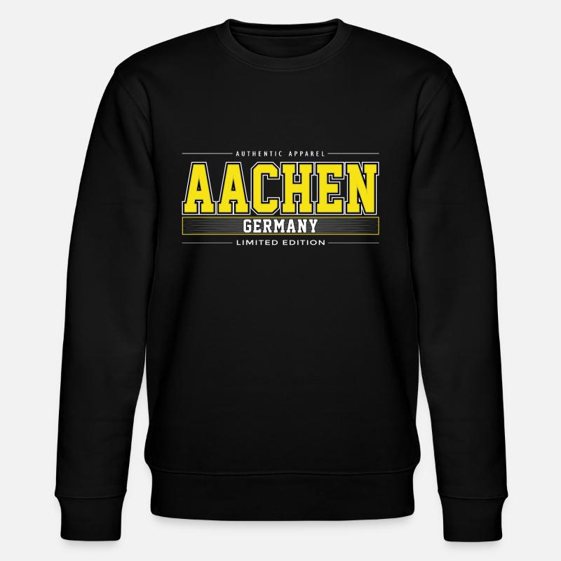 Aachen - Stanley/Stella Unisex Bio-Sweatshirt CHANGER  - Schwarz
