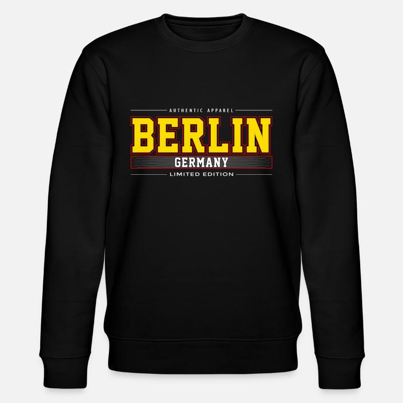 Berlin - Sweat bio CHANGER Stanley/Stella Unisexe - noir