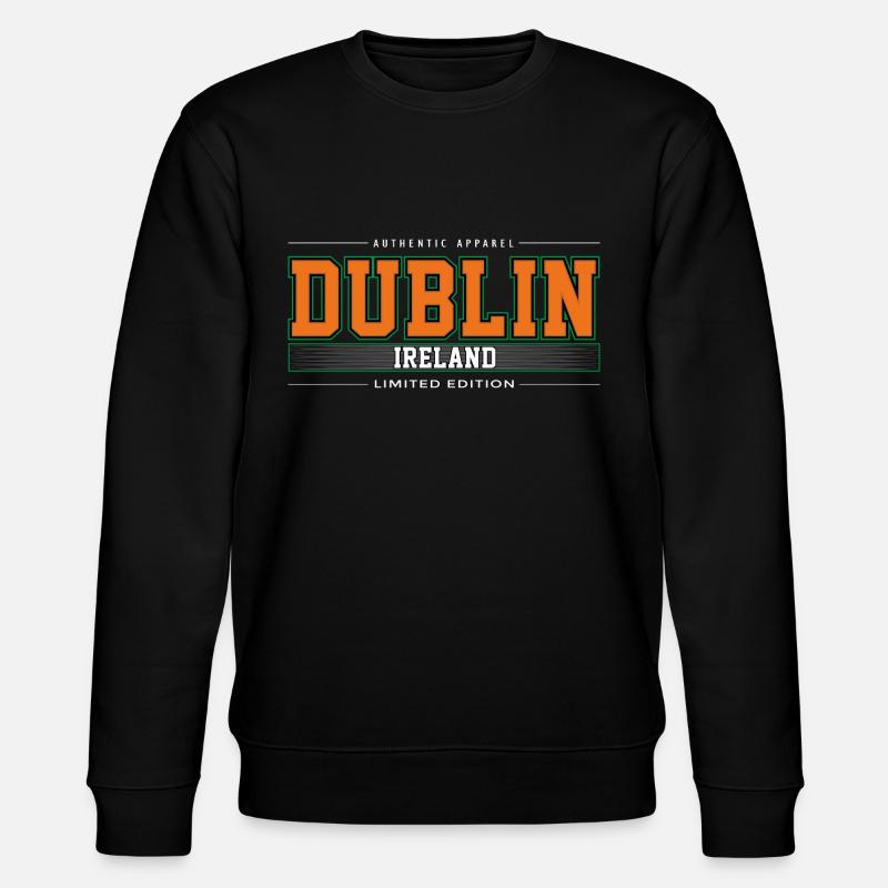 Dublin - Stanley/Stella Unisex Bio-Sweatshirt CHANGER  - Schwarz