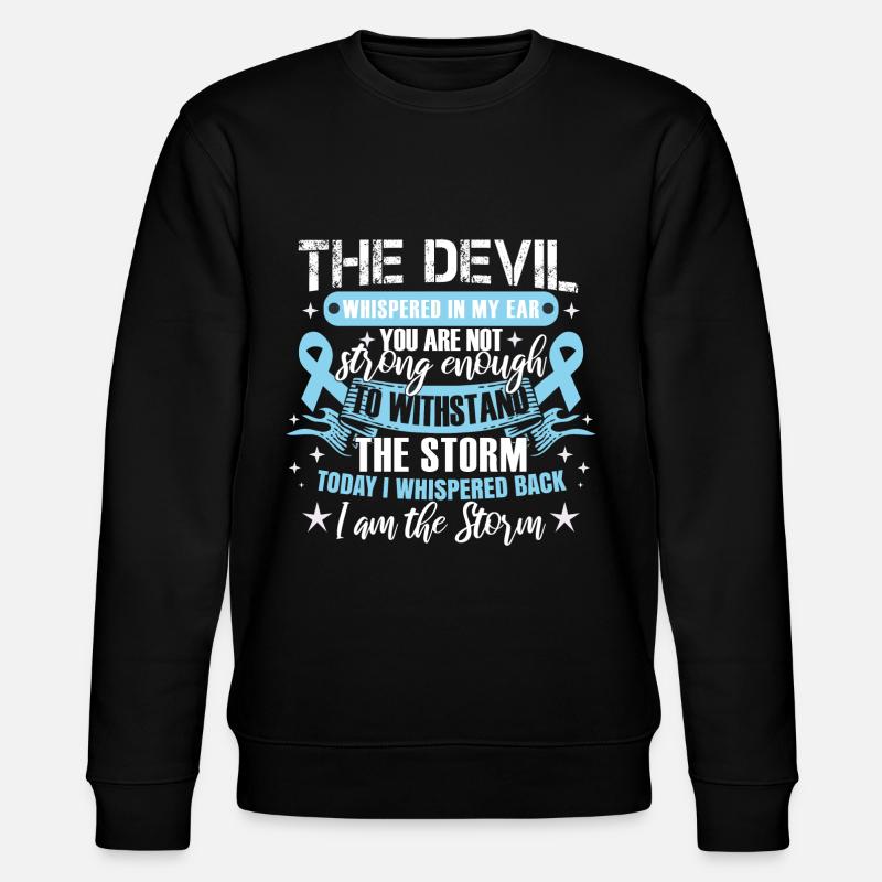 Darmkrebs-Krieger - Stanley/Stella Unisex Bio-Sweatshirt CHANGER - Schwarz