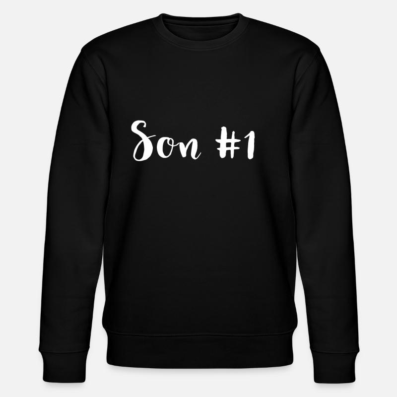 Son Number One - Stanley/Stella Unisex Bio-Sweatshirt CHANGER - Schwarz