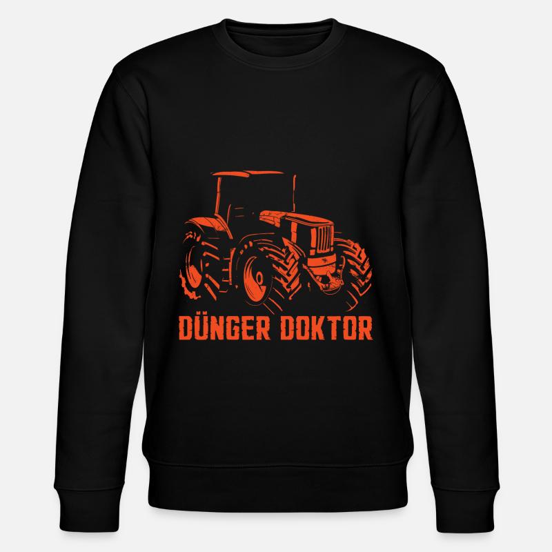 Dünger Doktor - Stanley/Stella Unisex Bio-Sweatshirt CHANGER  - Schwarz