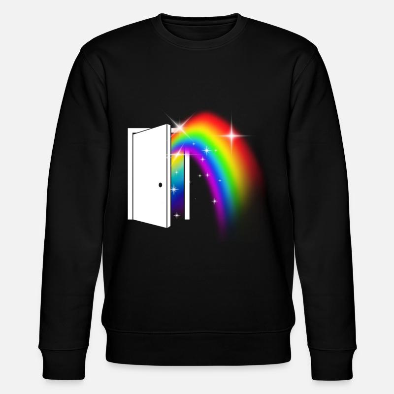 Drapeau arc-en-ciel LGBT - Sweat bio CHANGER Stanley/Stella Unisexe - noir