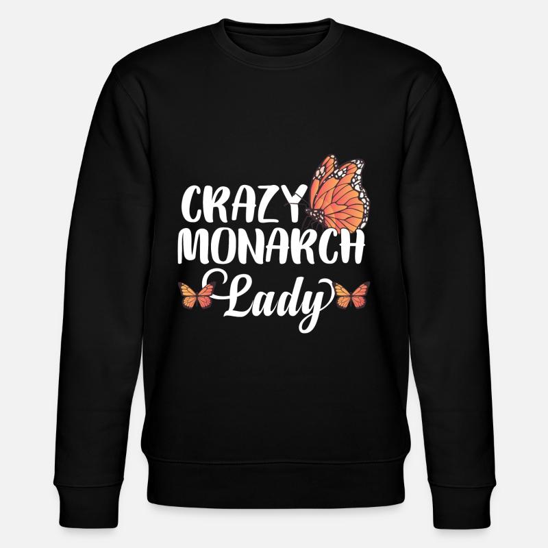Crazy Monarch Lady - Sweat bio CHANGER Stanley/Stella Unisexe - noir