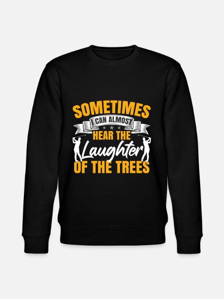 Sometimes I Can Almost Hear The Laughter - Stanley/Stella CHANGER Unisex Organic Sweatshirt - black