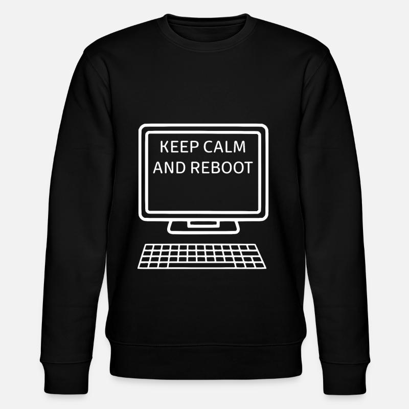 Computer Neustart - Stanley/Stella Unisex Bio-Sweatshirt CHANGER - Schwarz