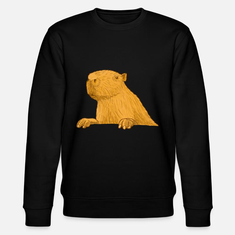 Capybara - Stanley/Stella CHANGER Unisex Organic Sweatshirt - black