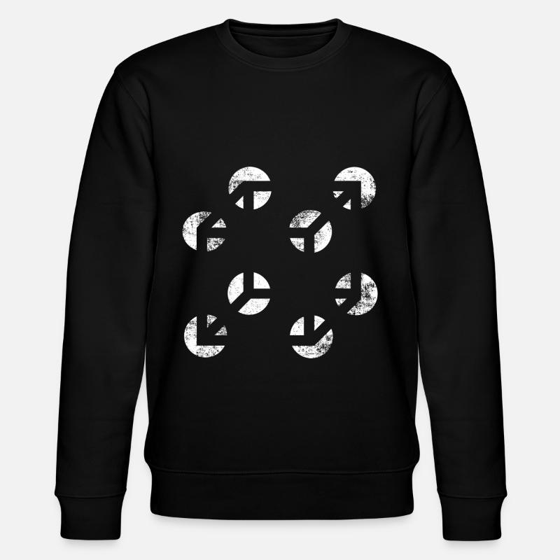 dés illusions tshirt - Sweat bio CHANGER Stanley/Stella Unisexe - noir
