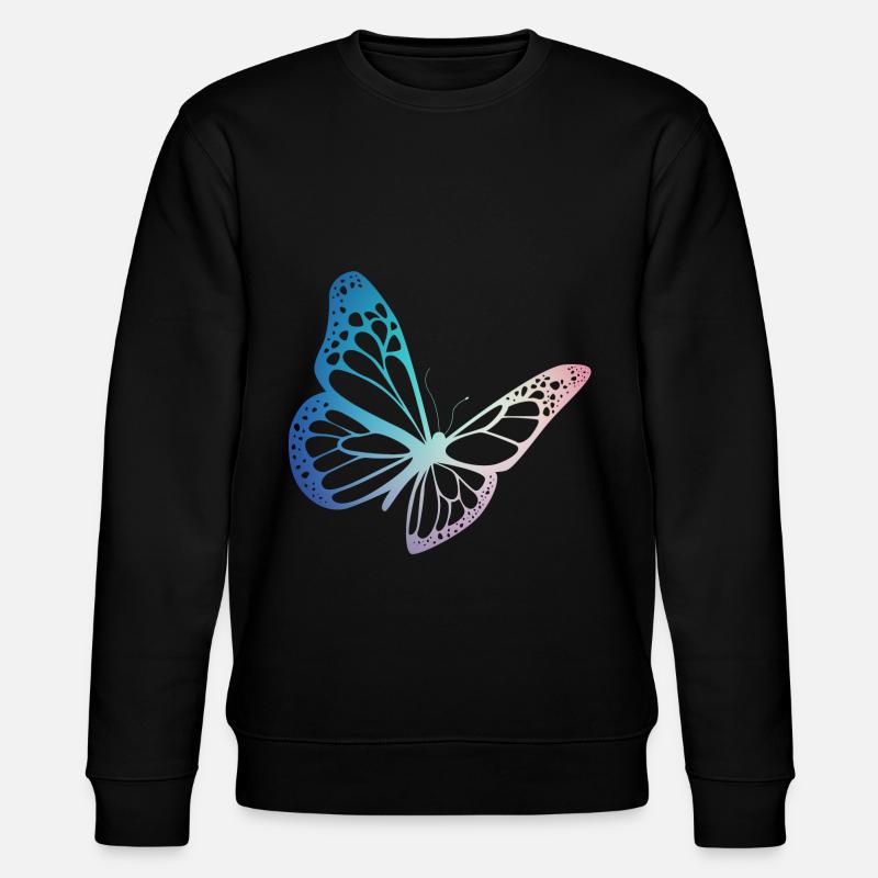 Papillon cadeaux papillon papillon papillon - Sweat bio CHANGER Stanley/Stella Unisexe - noir